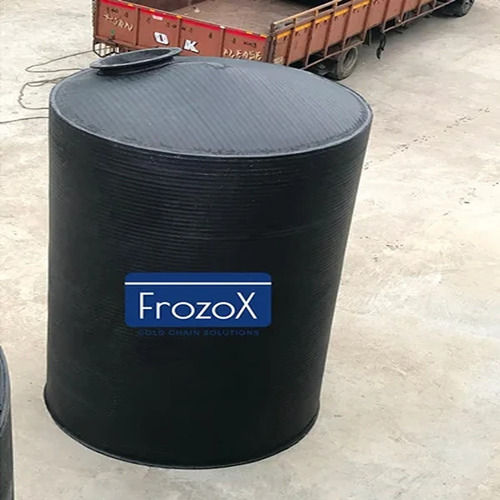 Brown  500-60000 L Cylinder Hdpe Spiral Tank For Chemical Storage