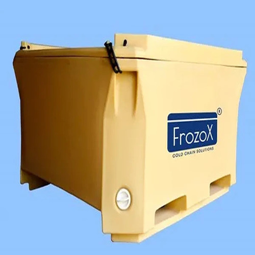 1000 Litre Insulated Fish Box - Color: Yellow