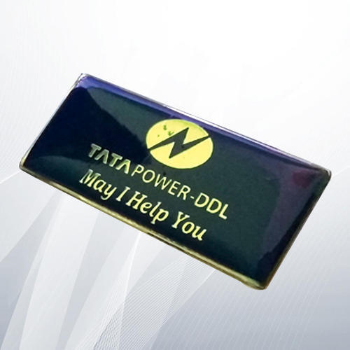 लैमिनेशन के साथ ब्रास बैज, मोटाई 1 मिमी और 2 इंच आकार