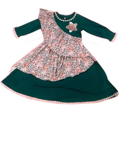 Multicolor Cotton Kids Frocks