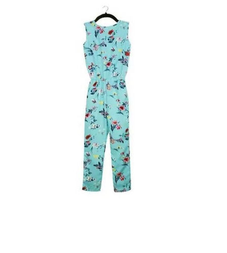 Sky Blue Cotton Kids Jump Suits