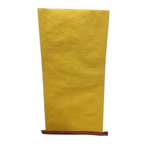 Eco Friendly and Light Weight 70-100GSM 5-50 Kg Yellow Kraft Paper Bag