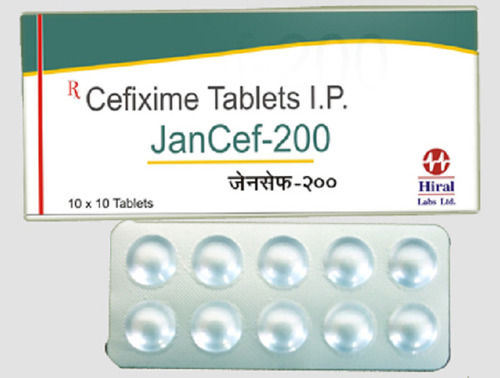 Jancef-200 Cefixime 200 MG Antibiotic Tablet IP, 10x10 Alu Alu