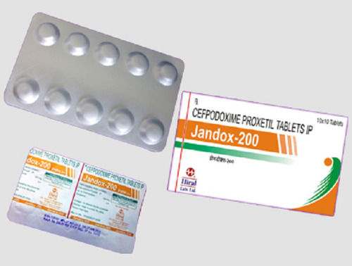 Jandox-200 Cefpodoxime Proxetil 200 MG Antibiotic Tablet, 10x10 Alu Alu