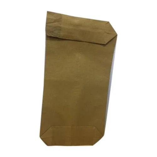 Light Weight and Recyclable 7kg Capacity Brown Kraft Paper Bag for Packaging Use