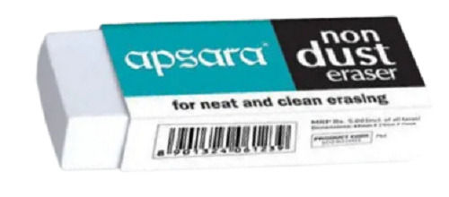 Long Lasting And Durable Non Dust Apsara Rubber Erasers For Removing Mistakes