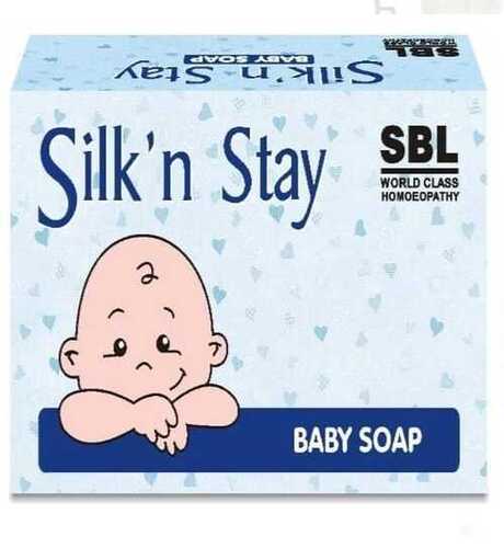 Low Foam Non Medicated Skin Friendly Silk N Stay Baby Soap 75 Gram