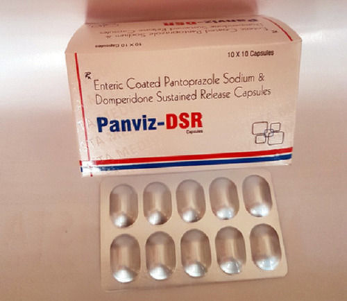 Panviz-Dsr Pantoprazole Sodium (Ec) And Domperidone (Sr) Capsule, 10X10 Alu Alu Application: Door