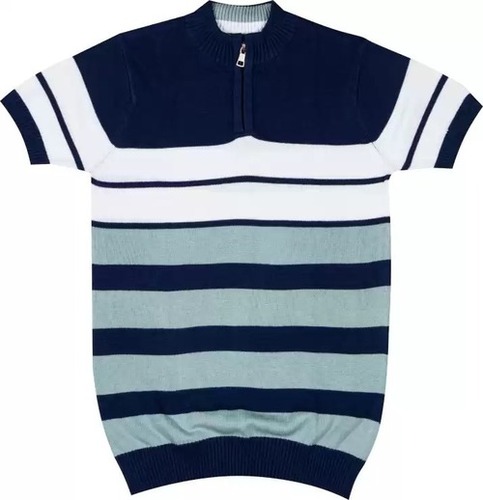 लड़कों के लिए ब्रास राउंड नेक और शॉर्ट स्लीव कैज़ुअल विंटर वियर वूलन टी शर्ट