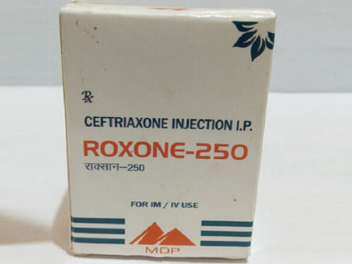 Roxone-250 Ceftriaxone 250 MG Antibiotic Injection IP