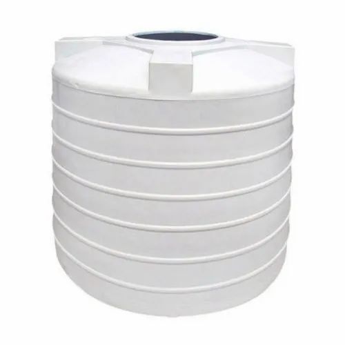 1000L Round White Plastic Water Tank For Water Storage Base Material: Metal Base