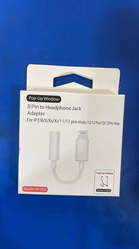 8 Pin To Headphone Jack Adapter For Mobile Use