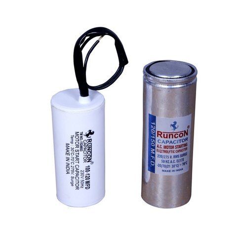 Aluminium Plastic Ac Motor Starting Electrolytic Capacitor 230V 50Hz Application: Industrial