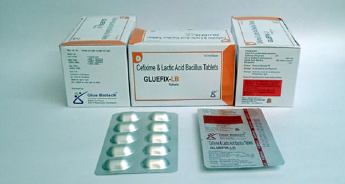 Gluefix-LB Cefixime And Lactic Acid Bacillus Antibiotic Tablet