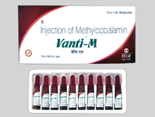 Vanti-M Methylcobalamin Injection, 10x1 ML Ampoules