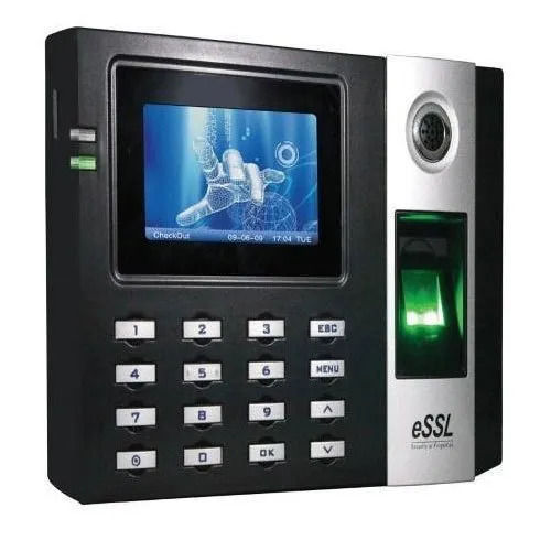 Battery Back Up 4-8 Hours Wall Mounted ESSL Biometric Attendance System