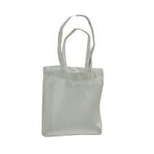 Coated Paper Medium Size Handle Loop Plain Cotton Paper Bag For Shopping Use Application: Industrial