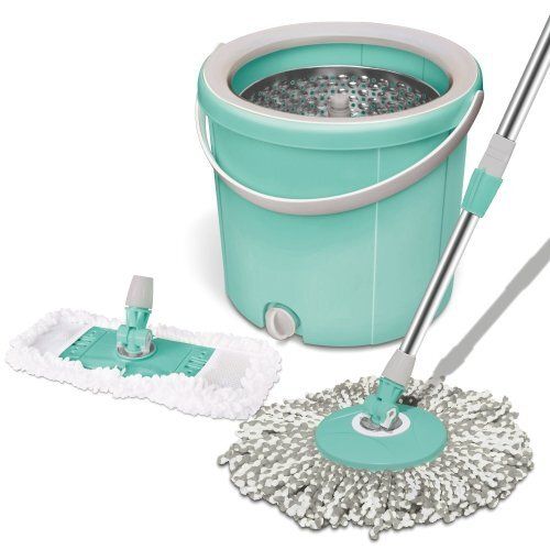 Green Microfiber Classic Spin Mop For Floor Cleaning