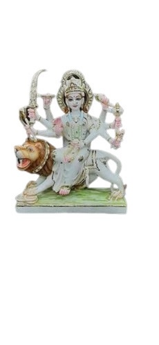 Polished Marble Durga Statue