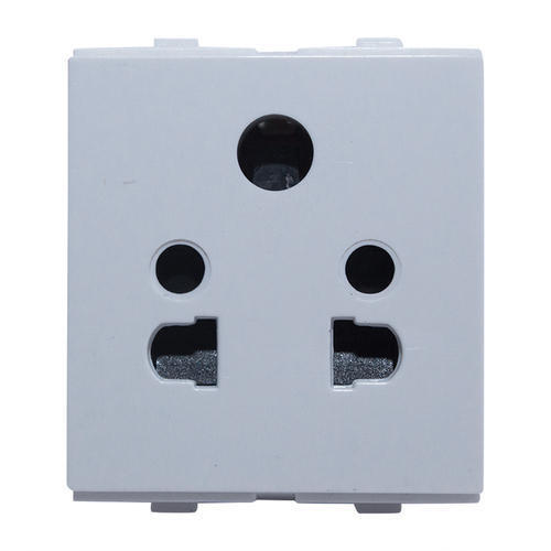 50 Gram 2 Mm Thick 120 Volt 5 Pins Polyvinyl Chloride Electrical Socket 