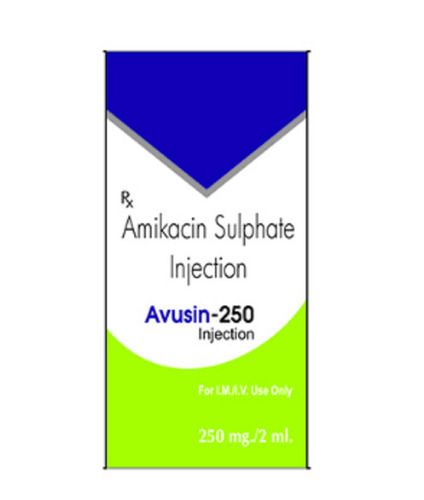 AVUCIN-250 Amikacin Sulphate Injection 250mg / 2ml For IM AV Use Only
