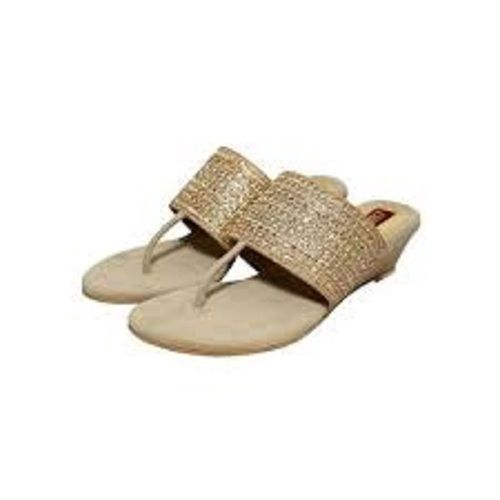 Comfortable Pu Material Slip On Style Designer Ladies Slippers