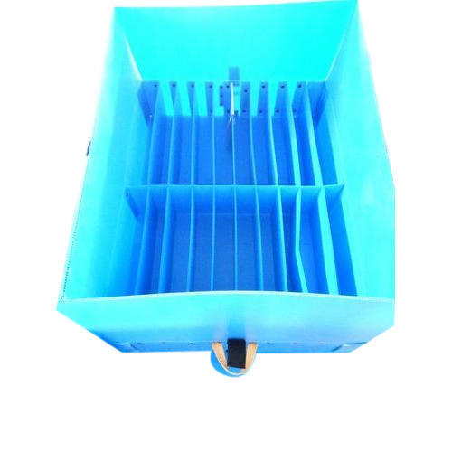 Industrial Blue Recyclable Polypropylene (PP) Packaging Boxes