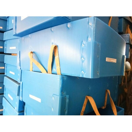 Industrial Lightweight Blue Recyclable Polypropylene (PP) Partition Boxes