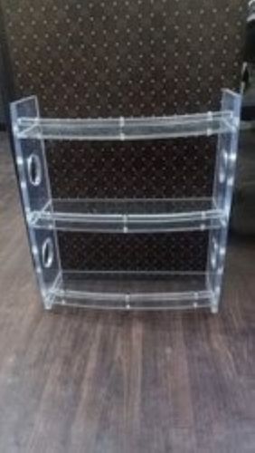 Stand Transparent Acrylic Rack Height: 18 Inch (In)