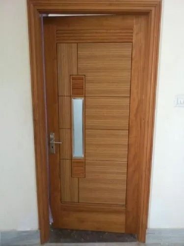 35 Mm Thick Hinged Open Style Sun Mica Wooden Laminate Door For Exterior Position