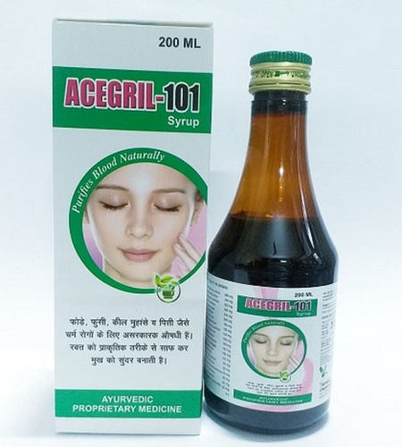 ACE GRIL 101 Blood Purifier Ayurvedic Syrup (With Monocarton) 200ml