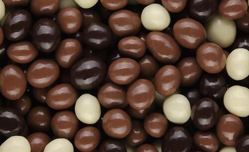 Dark Brown Round Eggless Chocolate Dragees