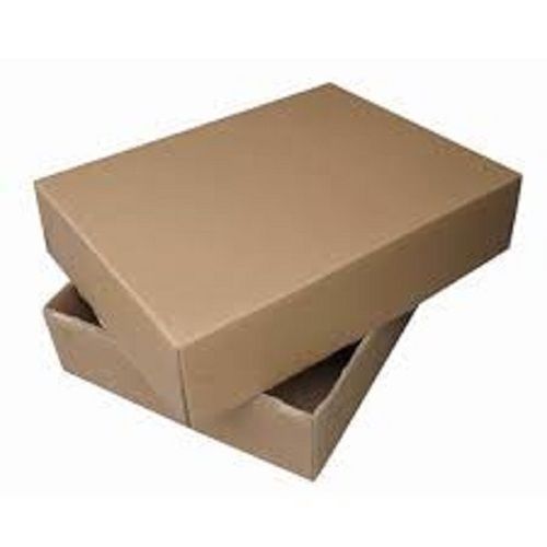 Eco Friendly And Brown Rectangular Shape Duplex Packaging Box