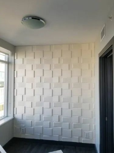 Fire Retardant And White Pvc Material 3D Wall Panels For Exterior And Interior Walls Application: Agrochemical