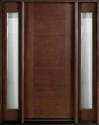 Hinged Open Style Sun Mica Designer Wooden Laminate Door For Exterior Position