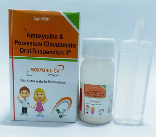 Moxygril-Cv Amoxycillin And Potassium Clavulanate Dry Syrup 5gm/30ml