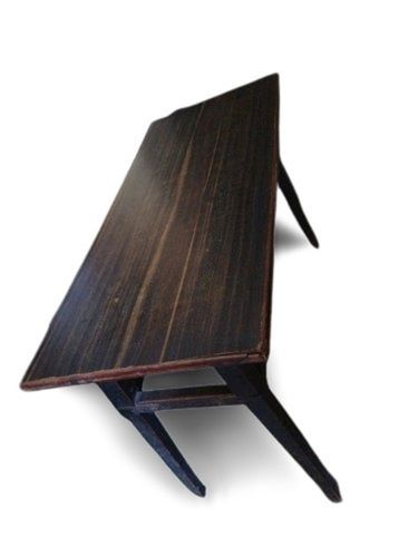 Rectangular Plain Polished Smooth Surface Handmade One-Piece Wooden Tables