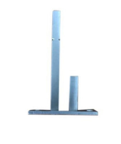 Scratch Proof Easy To Install 6 Inch Silver Stainless Steel F Bracket For Glass Base Material: Metal Base