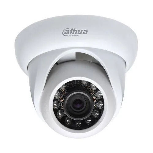 Grey Sturdy Construction Easy To Install Dahua Hd Cctv Dome Camera (Dh-Hac-T1A11P)