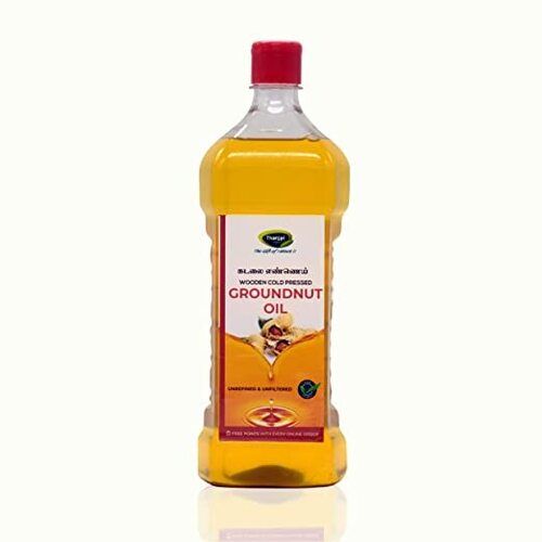 Wooden Cholesterol-Free Cold Pressed Groundnut Edible Cooking Oil
