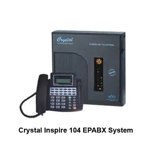 16 Line Support Crystal Inspire 104 Epabx System For Corporate Office