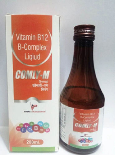 Comly-M Vitamin B12 And B Complex Dietary Supplement Syrup, 200 Ml Application: Industrial