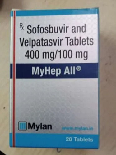 Myhep All Sofosbuvir And Velpatasvir Tablets 400mg/100mg, 28 Tablets Bottle Pack