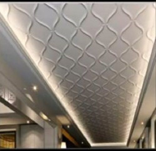 Rectangular Shape 3D Pvc Ceiling Panels For Commercial And Residential Uses Capacity: 100 Pcs/Hr. Pcs/Min