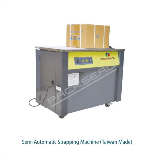 Semi Automatic Mild Steel Electric Box Strapping Machine Dimension(L*W*H): 39X31X66 Inch (In)