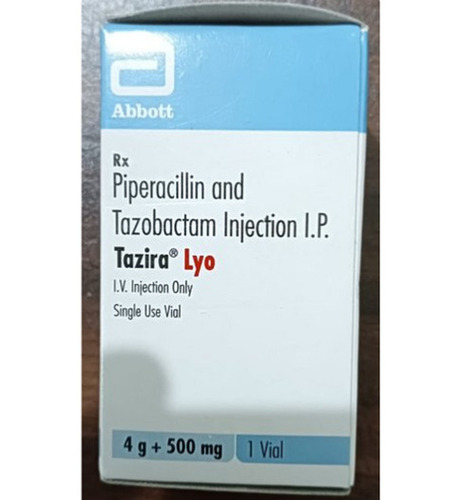 Tazira Lyo Piperacillin And Tazobactam Injection I.P. 4.5 gm For I.V. Injection Only