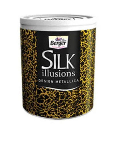 1 Liter Glossy Finish Silk Illusions Design Metallica Berger Interior Paint Application: Door