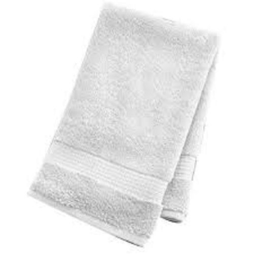 100 Percent Pure Soft White Plain Cotton Bath Towels Lightweight And Easy To Wash