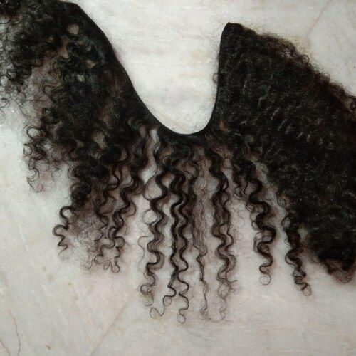 Automatic 100% Unprocessed Raw And Virgin Indian Human Natural Deep Curly Hair