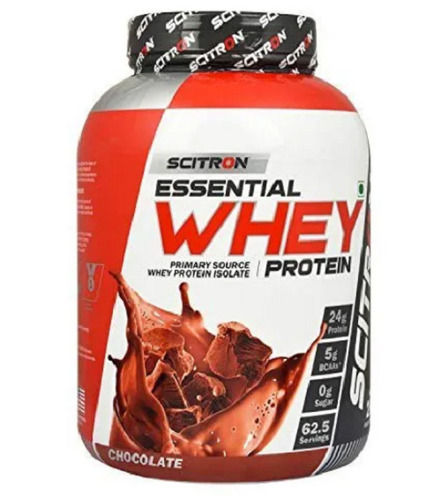 Chocolate Flavored Scitron Essential Health Supplement Whey Protein Powder 